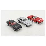 (3) ERTL Corvette Stingray 1/24 Die Cast Cars