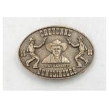 1998 Pat Garrett Cheyenne Gunslingers Buckle