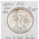 2005 BU American Silver Eagle 1 OZ Dollar
