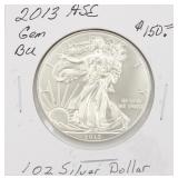 2013 BU American Silver Eagle Dollar 1 OZ Coin