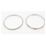 Vintage Michaela Frey Enameled Austria Bangles