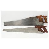 (2) Diston Crosscut Hand Saws