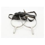 Vintage Stainless Steel English-Style Spurs