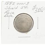 1882 Shield Nickel