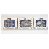 (3) Vintage Siskiyou Denver Broncos Belt Buckles