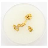 Natural Australian Gold Nugget Specimens 1.1 Grams