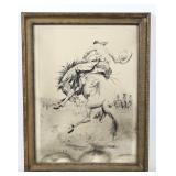 E. William Gollings, 'Wild & Ragged' Etching