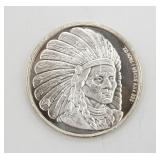 1992 1 Troy OZ .999 Fine Silver American Round