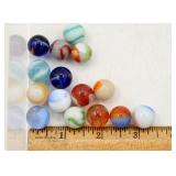 Lot of (15) Vintage Toy Marbles