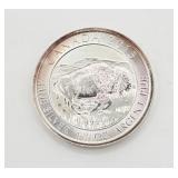 2015 1 1/4 OZ Fine Silver Canada Buffalo Dollar