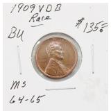 1909  BU VDB Lincoln Cent RARE Coin