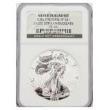 2006-P Reverse PF 20th NGC Silver Eagle Dollar