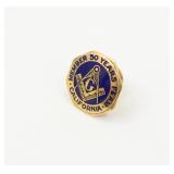 Masonic 50 Years 14K Yellow Gold Pin
