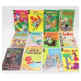 (12) Vintage Cartoon & Animation Comic Books