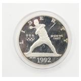 1992 USA Olympic Baseball Silver Dollar Coin