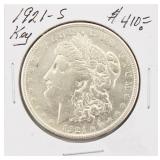 1921-S KEY Morgan Silver Dollar Coin