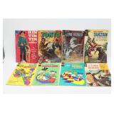 (8) Vintage Cartoon & Western Comic Books