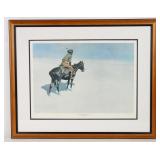 Frederic Remington 'THE SCOUT' Framed Art Print