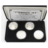 (4) .999 Fine Silver 1 OZ Patriotic Coin Set