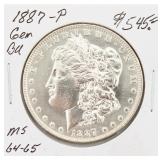 1887-P BU Morgan SIlver Dollar Coin