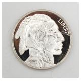 2003 1 Troy OZ .999 Fine Silver Buffalo Round
