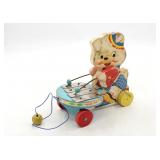 Vintage Fisher Price Ziggy Zilo Musical Pull Toy