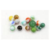 Lot (15) Vintage Toy Marbles