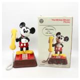 Vintage 1970's The Mickey Mouse Phone w/ Box