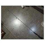 4' 9' Fishing Pole-Gray, Red & Black