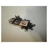 Vintage Metal Fish Stringer