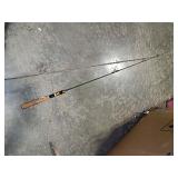 Vtg Roddy Built Fishing Pole 4' 6'-Green & Blue