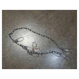 Vintage Stainless Steel Fish Leader