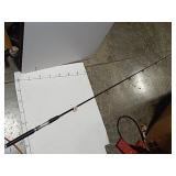 Vtg Fishing Pole-Black & Red