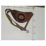 Vtg Leather Around Waist Fishing Pole Holder
