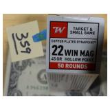 Win. Target & Small Game 22 Win Mag 45gr HP 50rnds