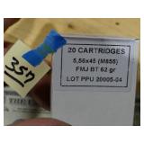 5.56x45 FMJ BT 62gr 20rnds