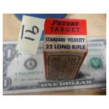 Vtg Peters Target 22LR 50rnds