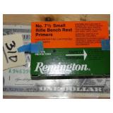 Remington No 7ï¿½ Sm Rifle Bench Rest Primers 100ct