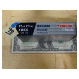 Federal 12Ga 2ï¿½' 4 Buck 5rnds