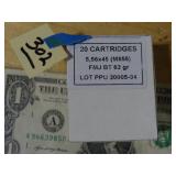 5.56x45 FMJ BT 62gr 20rnds