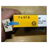 Sellier & Bellot 7x57 139gr SP 20rnds