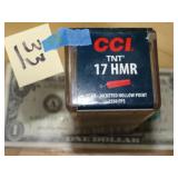CCI 17HMR 17gr JHP 50rnds