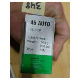 Sellier & Bellot 45 Auto 230gr FMJ 50rnds