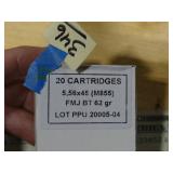 5.56x45 FMJ BT 62gr 20rnds