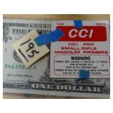 CCI No. 450 Sm Rifle Magnum Primers 100ct