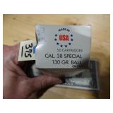 Olin 38spl 130gr Ball 50rnds
