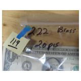 222 Brass 20ct