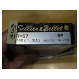 Sellier & Bellot 7x57 140gr SP 20rnds