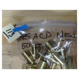 45 ACP Brass 50ct NEW