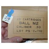 .30 Cal M2 20rnds